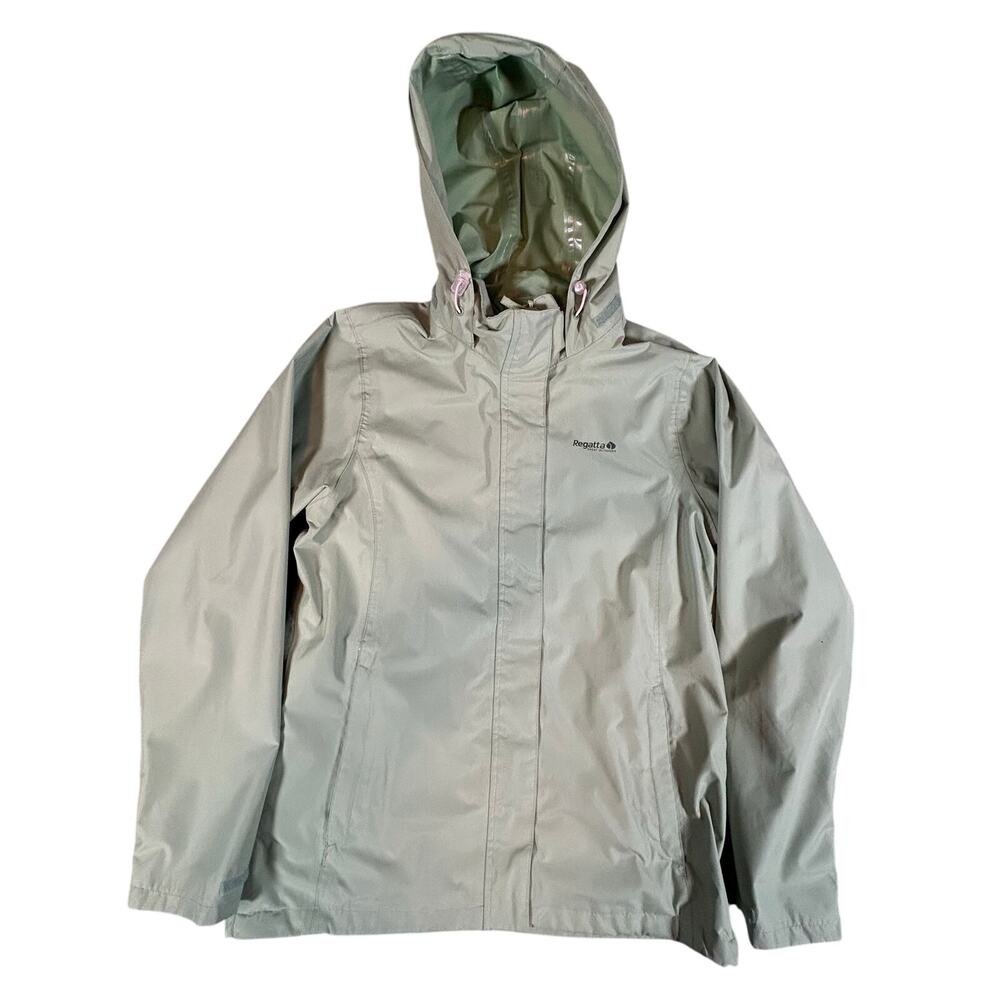 Regatta‎ Great Outdoors Rain Coat Jacket Women's Size 8 Green